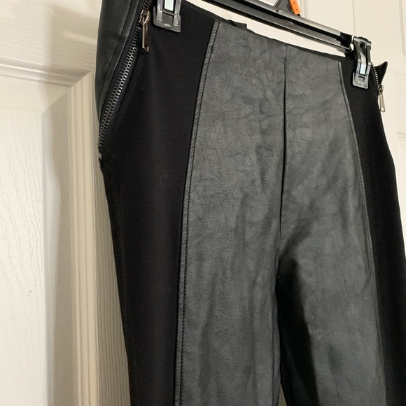 New Faux leather and fabric leggings - Picture 6 of 6